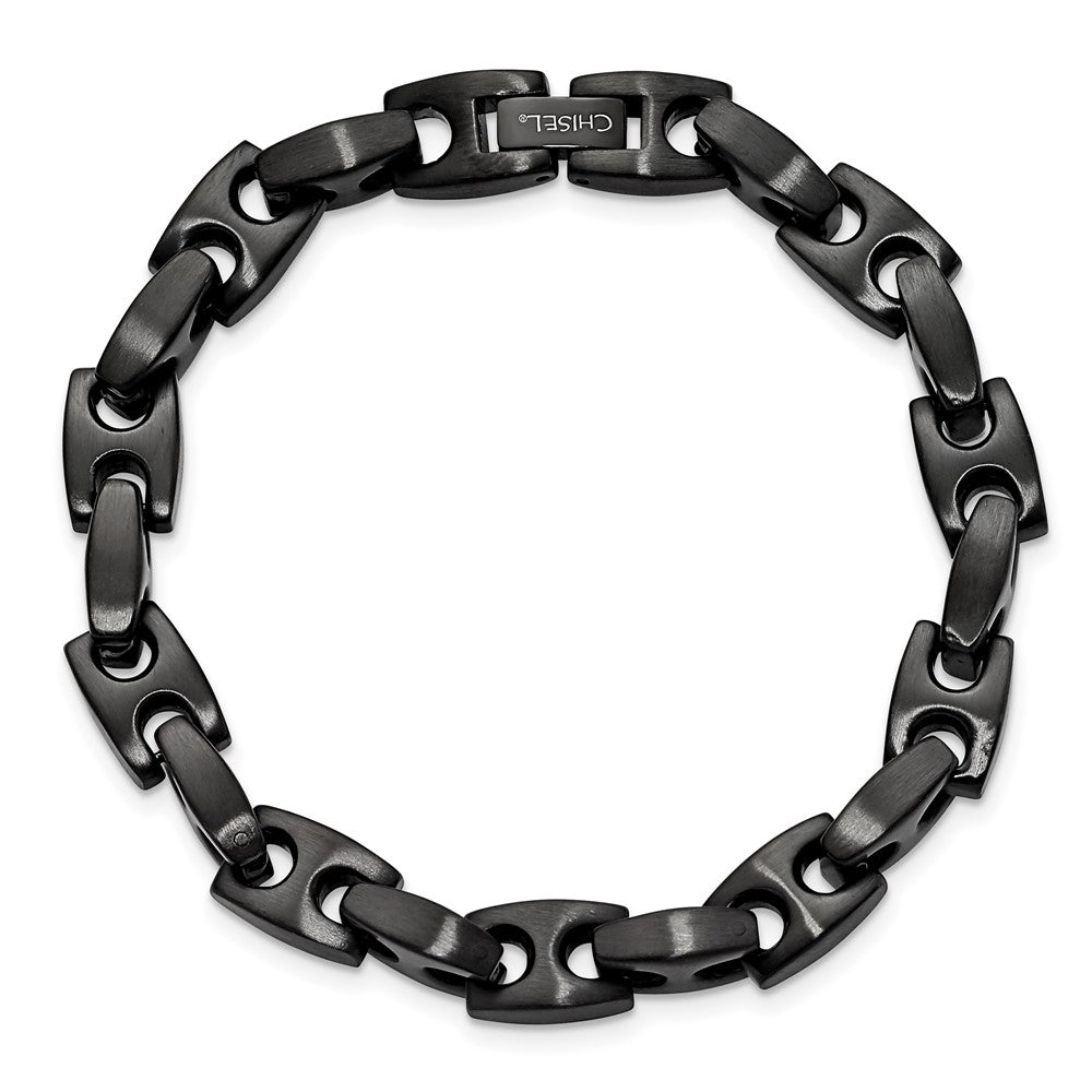 Men's 12.0mm Anchor Link Chain Bracelet in Stainless Steel - 8.75